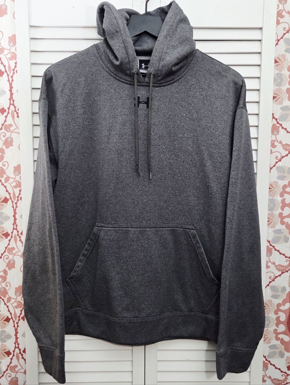 Under Armour Men's Dark Gray Hooded Pullover Sweatshirt